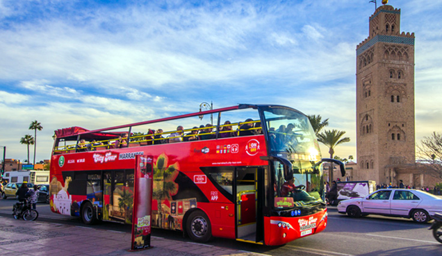 open top bus tour marrakech